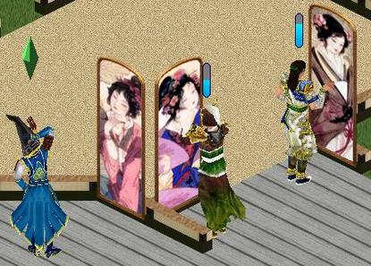 Sims 1 Asian objects at Awesome Expression - Chinese beauty mirror